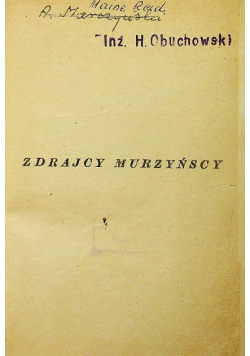Zdrajcy murzyńscy 1925r