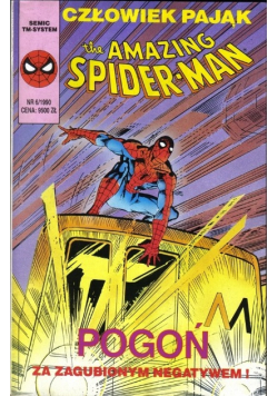 Człowiek pająk The amazing Spider Man Nr 6 Pogoń za zagubionym negatywem