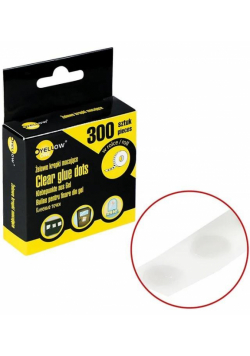 Kropki żelowe mocujące w rolce YELLOW ONE
