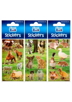 Naklejki Sticker BOO silver Zwierzęta mix