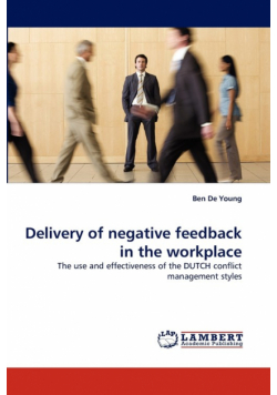 Delivery of negative feedback in the workplace