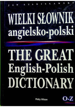 The great English-Polish dictionary O-Z