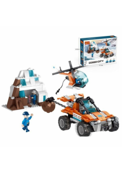 Klocki helikopter i auto 378 elementów