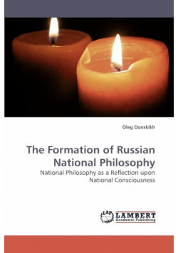 The Formation of Russian National Philosophy