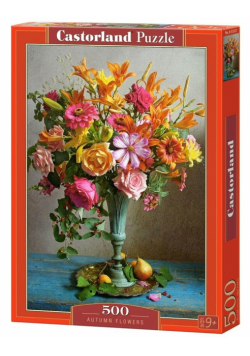 Puzzle 500 Autumn Flowers CASTOR