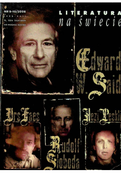 Literatura na świecie Edward W Said