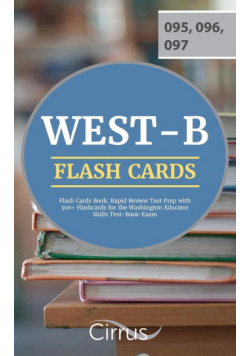 WEST-B Flash Cards Book