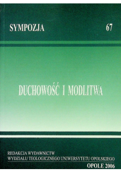 Sympozja 67 Duchowość i modlitwa