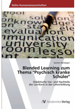 Blended Learning zum Thema "Psychisch kranke Schüler"