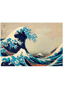 Puzzle 1000 Wielka fala, Hokusai