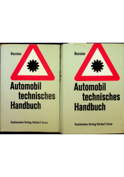 Bussien Automobiltechnisches Handbuch tom 1 i 2