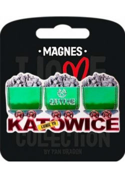 Magnes I love Poland Katowice ILP-MAG-A-KAT-11