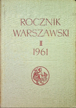Rocznik Warszawski II 1961