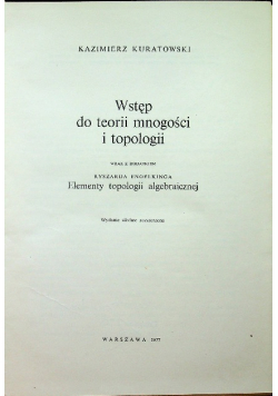 Wstęp do teorii mnogości i topologii