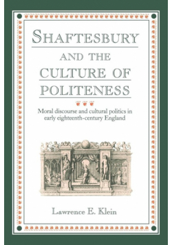 Shaftesbury and the Culture of Politeness