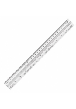 Linijka aluminiowa 30cm YN TEEN