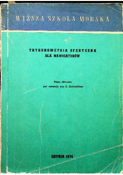 Trygonometria sferyczna dla nawigatorów
