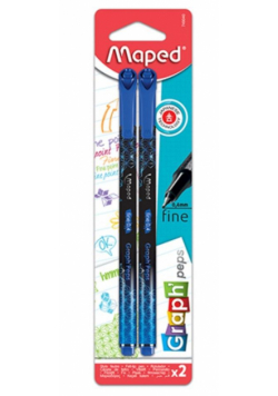 Cienkopis Graph Peps Deco nieb. 2szt MAPED