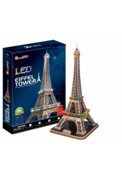 Puzzle 3D Wieża Eiffel'a LED