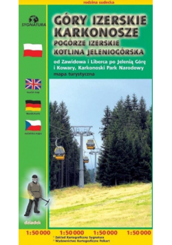 Mapa tur. - Góry Izerskie/Karkonoskie, Pogórze...