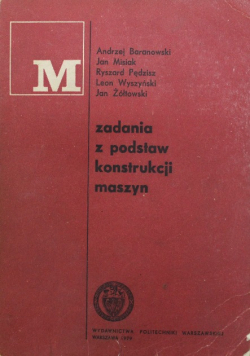 Zadania z podstaw konstrukcji maszyn