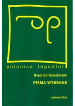 Kunstmann Pisma wybrane