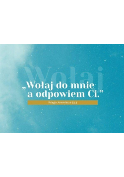 Karnet - Wołaj do mnie - niebo