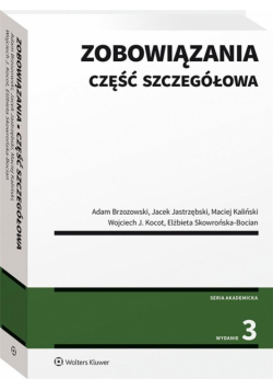 Zobowiązania. Część szczegółowa