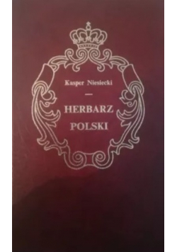 Herbarz polski Tom 1 Reprint z 1839 r.