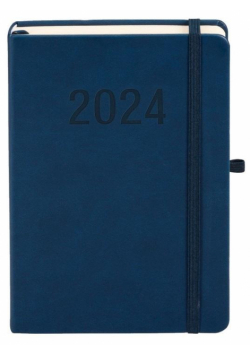 Kalendarz 2024 Memo A4 DNS granatowy