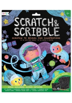 Zdrapywanki Scratch & Scribble Odkrywcy Kosmosu