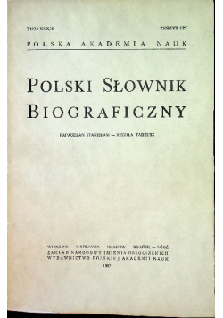 Polski Słownik Biograficzny Tom XXX / 4 Zeszyt 127