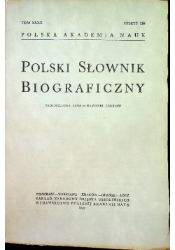 Polski słownik biograficzny tom XXX / 3 Zeszyt 126