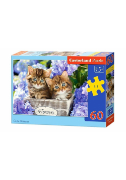 Puzzle 60 Cute Kittens CASTOR