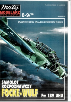 Mały modelarz nr 8 - 9 Samolot rozpoznawczy Focke  - Wulf