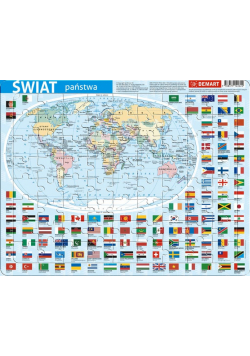 Puzzle ramkowe - Świat administracyjna