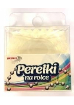 Perełki na rolce białe