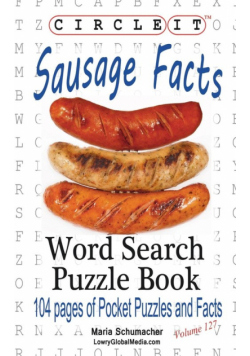 Circle It, Sausage Facts, Word Search, Puzzle Book