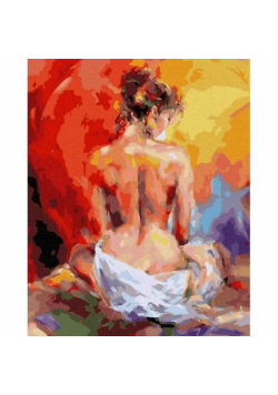 Malowanie po numerach - Naga dziewczyna 40x50cm
