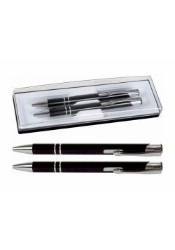 Długopis Ving BM czarny + ołówek automatyczny