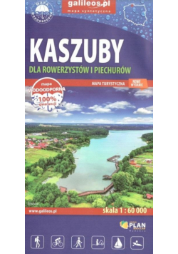 Mapa tur. - Kaszuby dla rowerzystów i piechurów