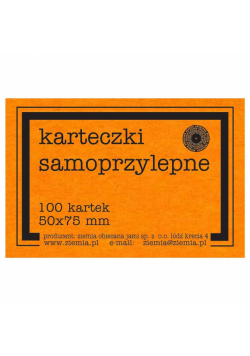 Karteczki samoprzylepne Fluo 50x75mm 100K pomar.