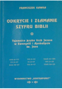 Odkrycie i złamanie szyfru Biblii