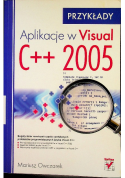 Aplikacje w Visual c++ 2005