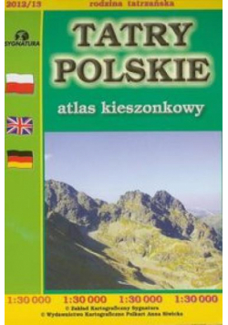 Atlas kieszonkowy - Tatry Polskie 1:30 000