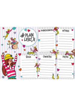 Plan lekcji - Dziewczyna (5szt)