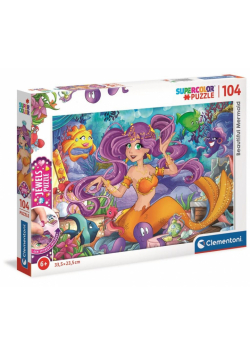 Puzzle 104 Jewels Beautiful Mermaia