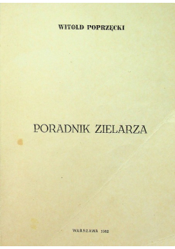 Poradnik Zielarza