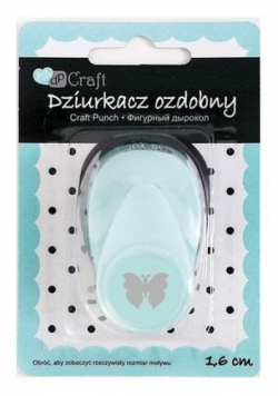Dziurkacz ozdobny 1,6cm motyl