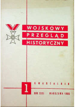 Wojskowy przegląd historyczny nr 1 rok 1986